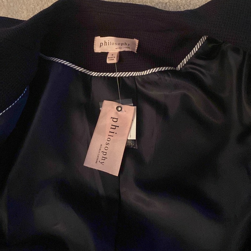 NWT philosophy suit jacket size 4 - Picture 10 of 14